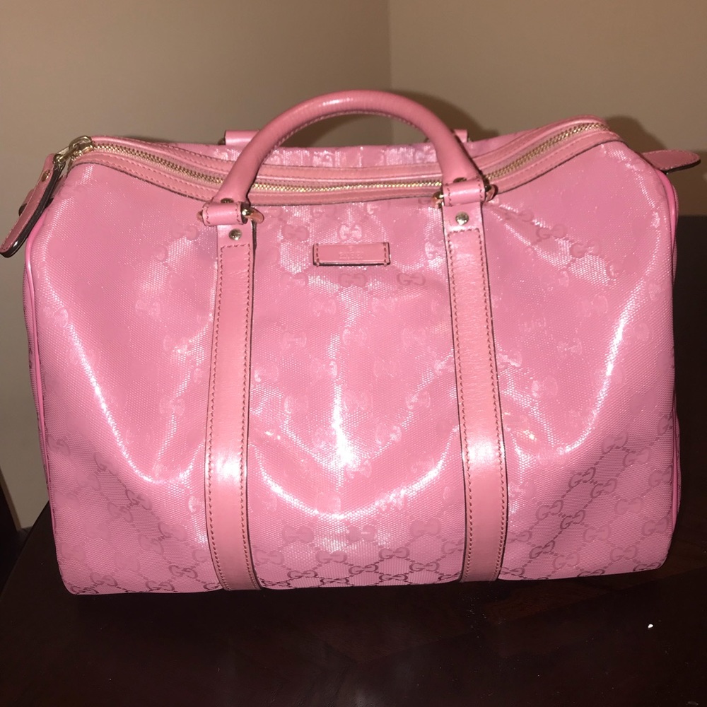 Pink Gucci bag